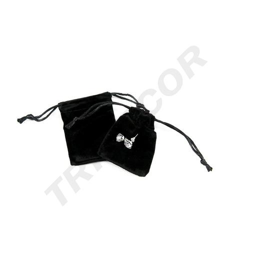 [009700] Sac en velours noir. 50 Unités