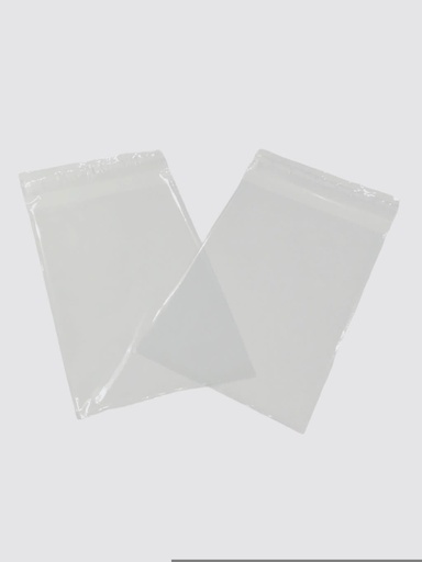 [010668] Enveloppe adhésive transparente 12X18+4cm 100/Paquet