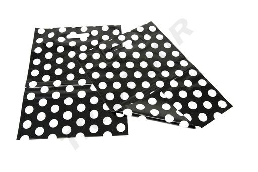 [010308] Sacos de plástico com bolinhas e pega recortada 50X60 CM