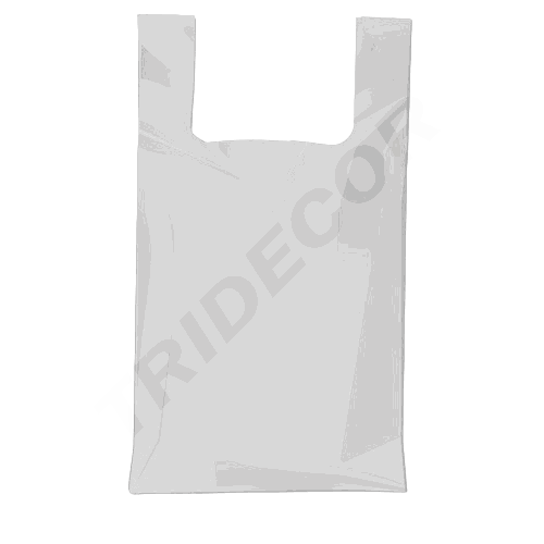 [0101050] Sac en plastique pour T-shirt blanc 70% recyclé 42X53 cm