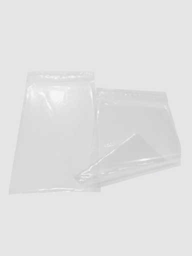 [010632] Transparent plastic bag, zipper closure 25X35 CM