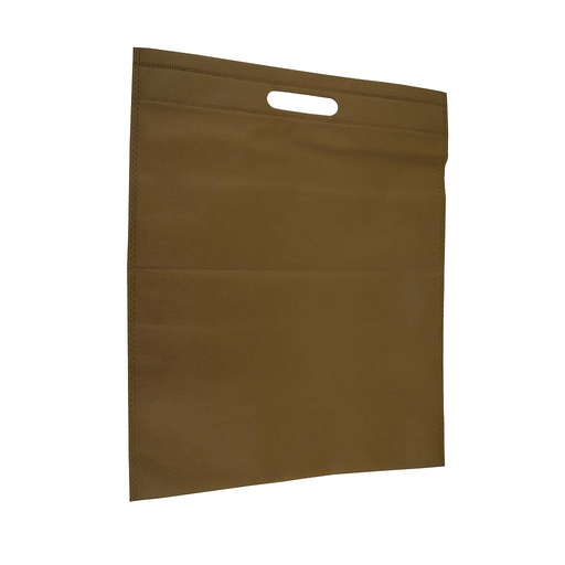 [010057] Camel Color Die-Cut Fabric Bag 25X35cm 25units/Pack