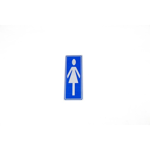 [014197] Ladies Silhouette Toilets Poster