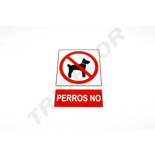 [014204] Dog Prohibited Sign 21X30 cm