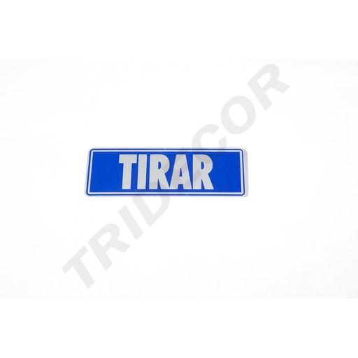 [014194] 标贴 拉 17.5X6cm Cartel Tirar 17.5X6cm