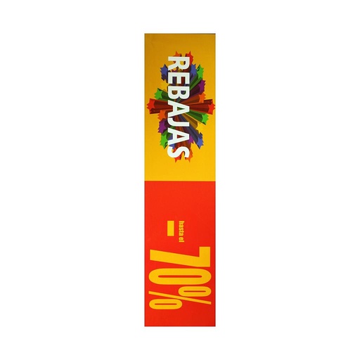 [014354] BANNER HORIZONTAL SALDO -70% VERMELHO AMARELO