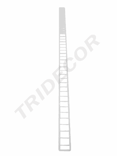 [013195] Porta prezzo trasparente per scaffalature metalliche 120 cm