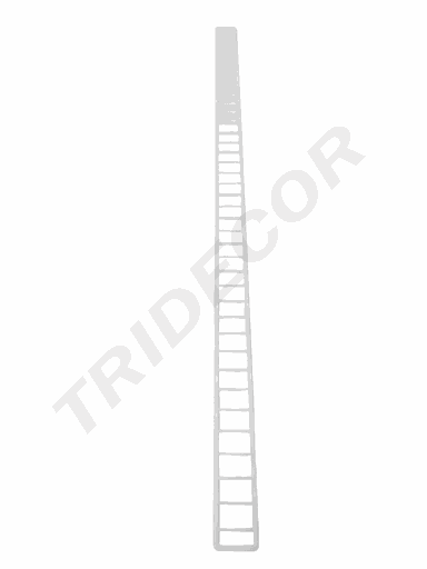 [013195] Porte-prix transparent pour étagères métalliques 120 cm