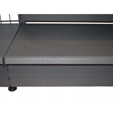 [013324] Gray front sheet for 90 cm metal shelving