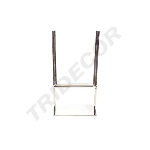 [009739] Porte-affiche ajustable base rectangulaire A4