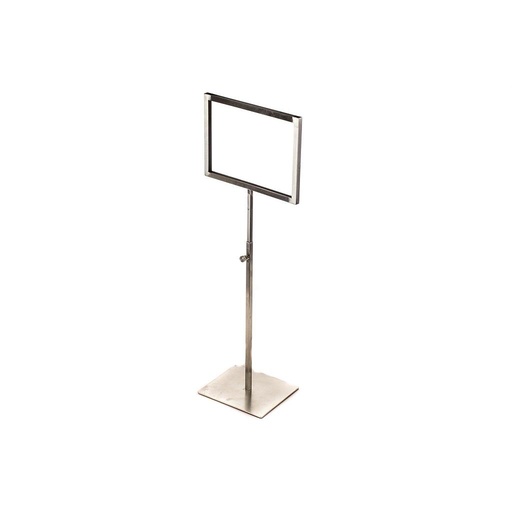 [009779] A5 Matte Steel Adjustable Poster Holder