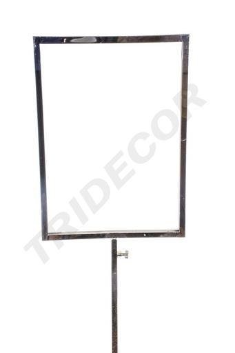 [009780] Soporte Ajustable Para Póster De Tubo Rectangular A4