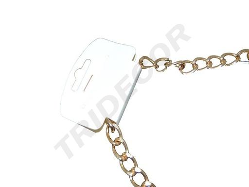 [6014023] Étiquette blanche découpée pour bijoux 6X10cm 100/Paquet