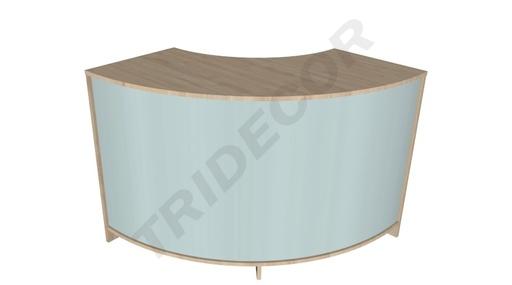 [0275003] Curved display counter 150x50x90 cm various colors