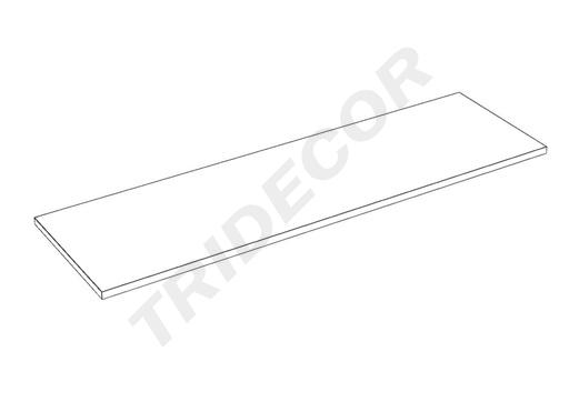 [045227] Wooden shelves 60x30 cm white 19 mm