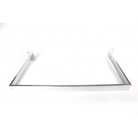 [002370] Barra Rectangular En Forma De 'U' Para Panel De Lamas 90X30 Cm