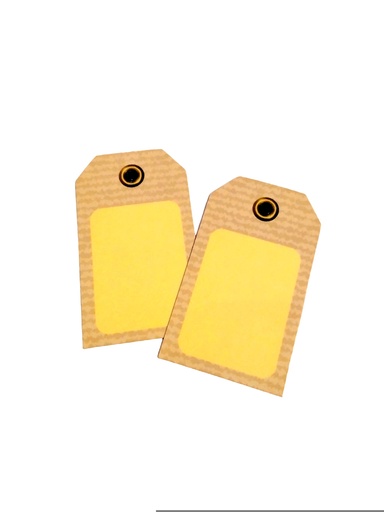 [0141002] Stanzetikett mit Streifen 3,5X6cm 200/Packung