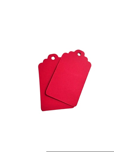 [0141026RJ] Étiquette de prix rouge 3.1x5 cm 100 unités