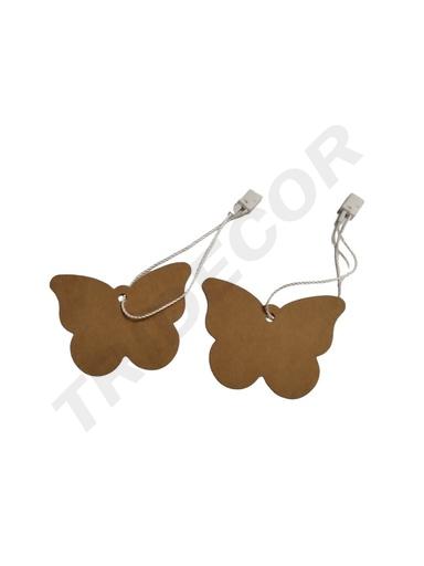 [0141023HA] Étiquettes pré-découpées en forme de papillon 4.5X3.5cm 100 unités/paquet