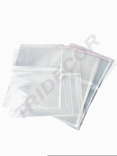 [010296] Plastic bag with adhesive flap 30X50+4 cm