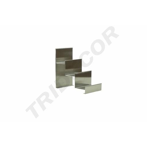 [009787] Matte Steel Display Stand Stair Shape 3 Heights