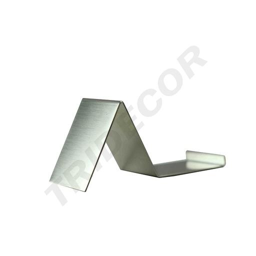 [009763] Matte Steel Display Stand 17X5X6.5cm