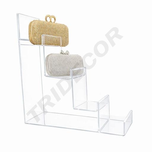 [007116] Display Stand for Purses 4 Heights