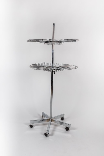 [038101] Rotating Metal Scarf Display Stand