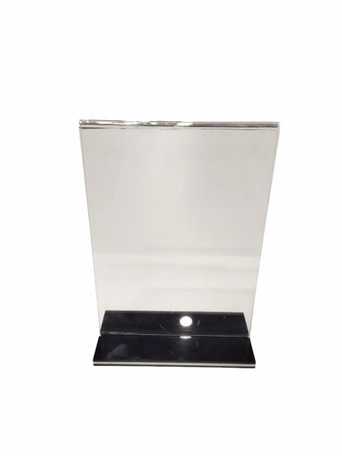 [007238] Acrylic Poster Holder 'T' Shape A5 21.5X15X7cm