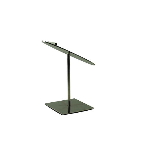 [009732] Oval Chromed Steel Shoe Display Stand for Stores