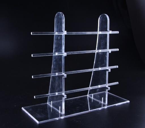 [007262] 透明亚克力四层眼镜架Expositor de Gafas Metacrilato 3X38X14cm 20caja