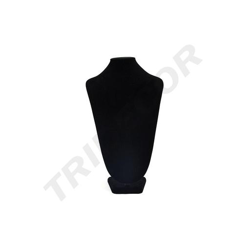 [009618] Espositore per collane in velluto nero 50X31X24cm