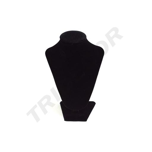 [009603] Présentoir de collier en velours noir