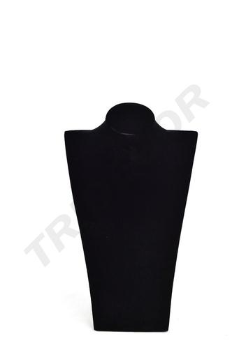 [009708] Black Velvet Necklace Display