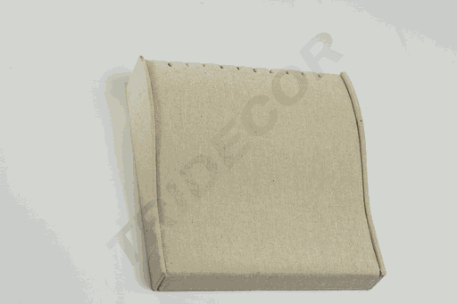 [009658] Espositore per Set di Gioielli in Lino Beige 12X8.5X5cm