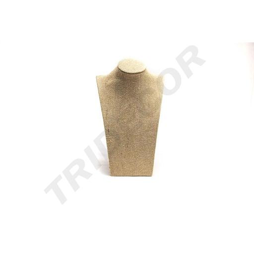 [009255] Thick Linen Necklace Display 18.5X10X30cm