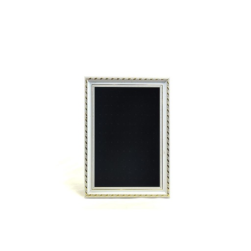 [009362] Cornice per orecchini in velluto nero 25X30cm