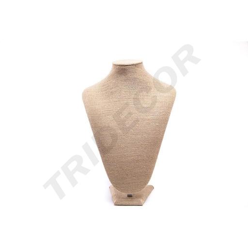 [009107] Thick Linen Necklace Display 23X15X32.5cm