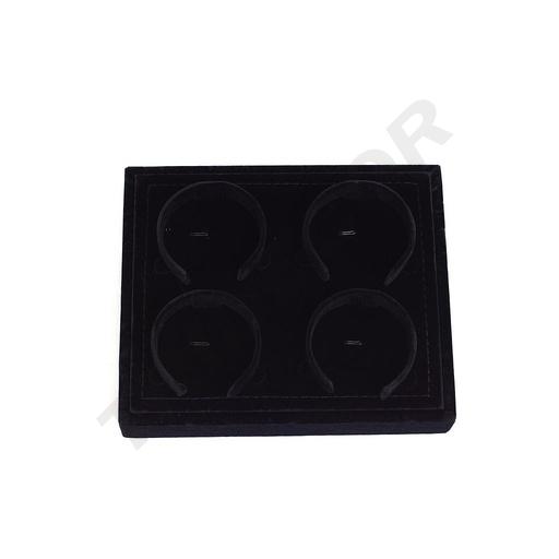 [009687] Tray for Bracelets (and Ring or Pendant), Black Velvet