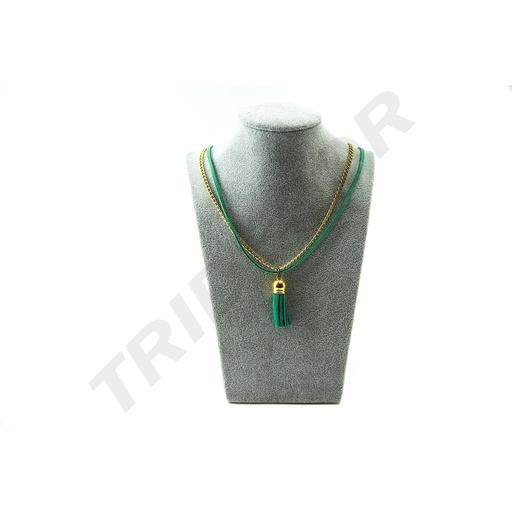 [009183] Expositor De Collares en Terciopelo Gris