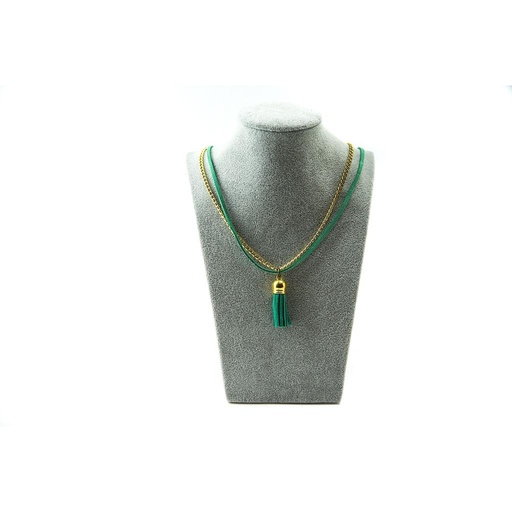 [009183] Expositor De Collares en Terciopelo Gris