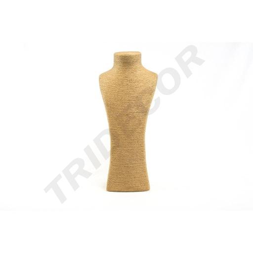 [009615] Espositore per collane coperto di corda Avana