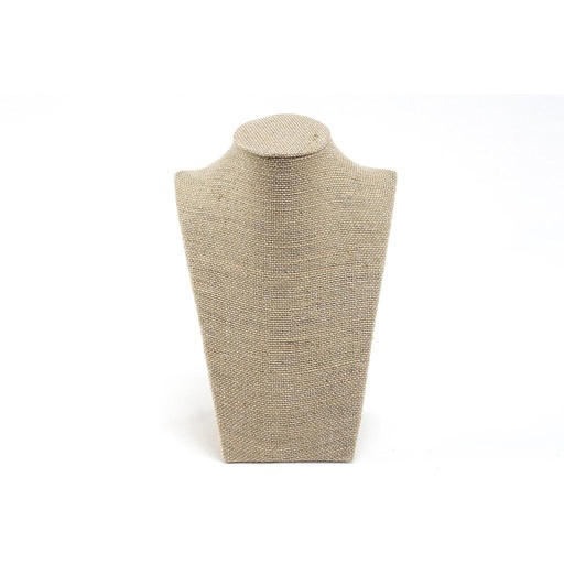 [009252] Thick Linen Necklace Display 21.5X15X9cm