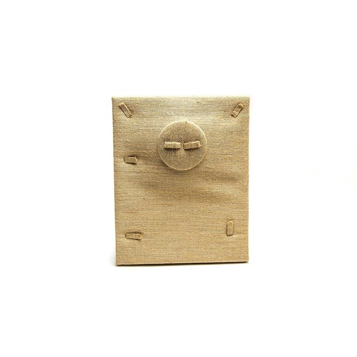 [009242] Espositore per gioielli in lino spesso 25X20X10cm