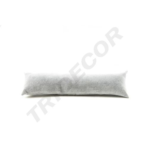 [009253] Coussin pour bracelets, velours gris, 28X8X6 CM