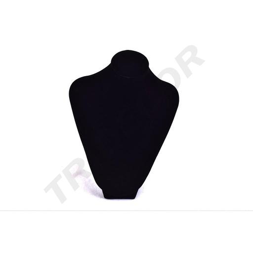 [009042] Schwarzer Samt Halskettenständer