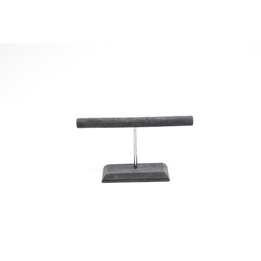 [009359] T-Shaped Display Stand for Dark Gray Velvet Rings