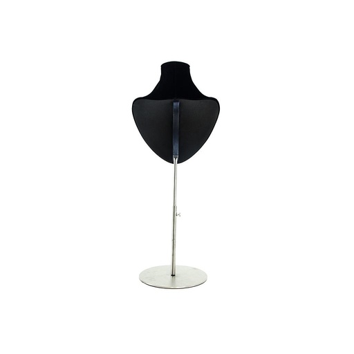 [009111] Soporte De Exhibición Ajustable Para Collares De Terciopelo Negro