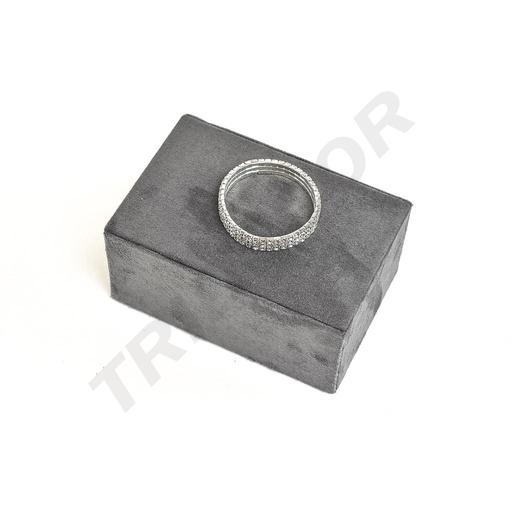 [009351] Expositor para Joyas en Terciopelo color Gris