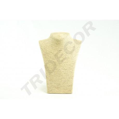 [009749BG] Linen Rope Bib for Necklace